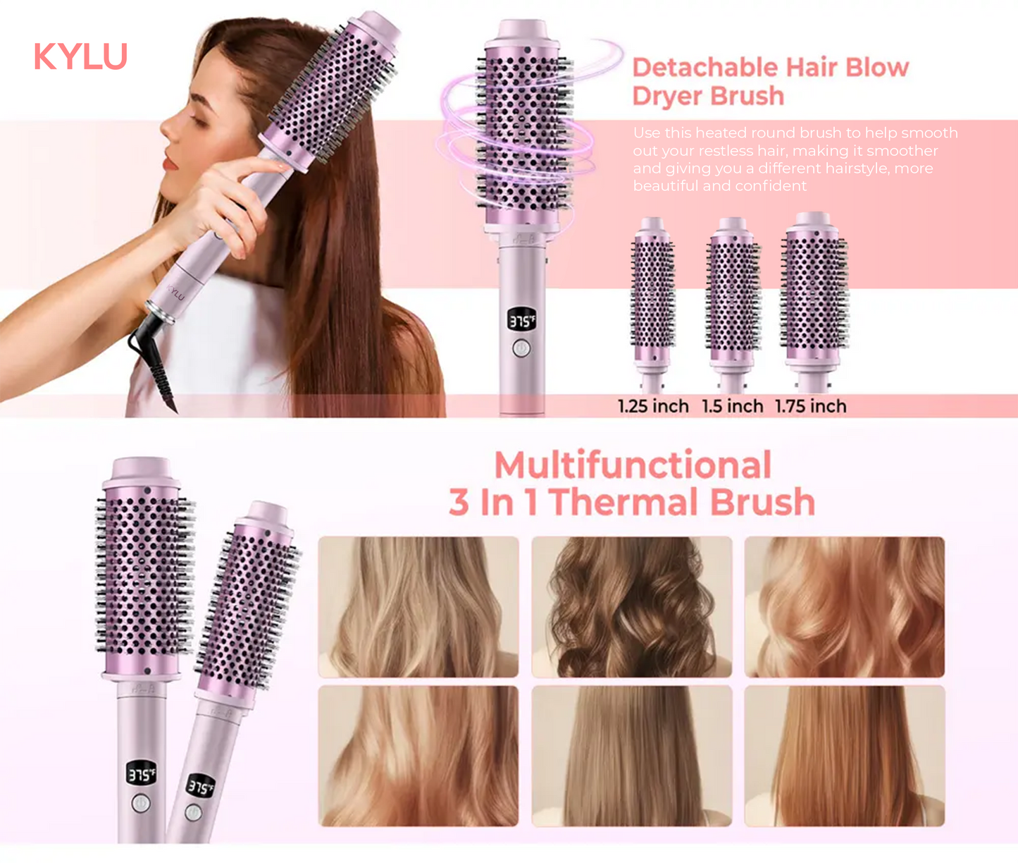 HEATWAVE THERMAL BRUSH SET